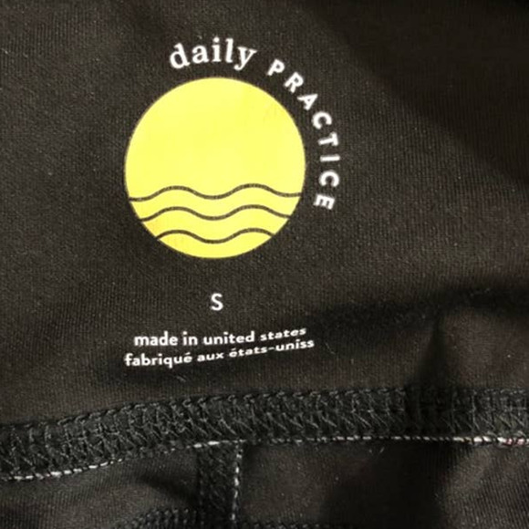 Anthropologie Daily Practice NWT Sofia Leggings Black & Colorful Floral … - Picture 8 of 10